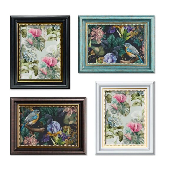 Original Acrylic Painting Angel Art Gold White Halo 8x10 Framed Spiritual  Decor - Picture 2 of 6